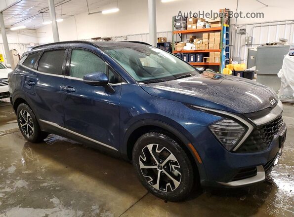 KNDPVCDG3R7152402 2024 KIA SPORTAGE Синий Передняя правая четверть