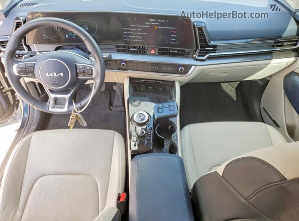 KNDPVCDG3S7217691 2025 KIA SPORTAGE Синий Вид панели приборов