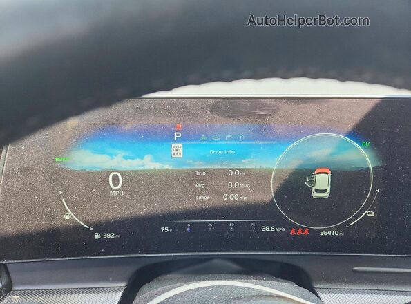 KNDPXCAG3P7081651 2023 KIA SPORTAGE Black Widok zestawu wskaźników