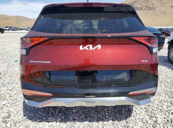 KNDPXCDG2S7207745 2025 KIA SPORTAGE Maroon Vista trasera