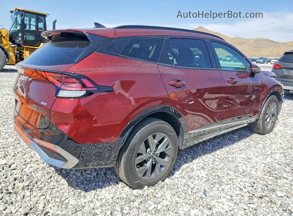 KNDPXCDG2S7207745 2025 KIA SPORTAGE Maroon Trasero derecho