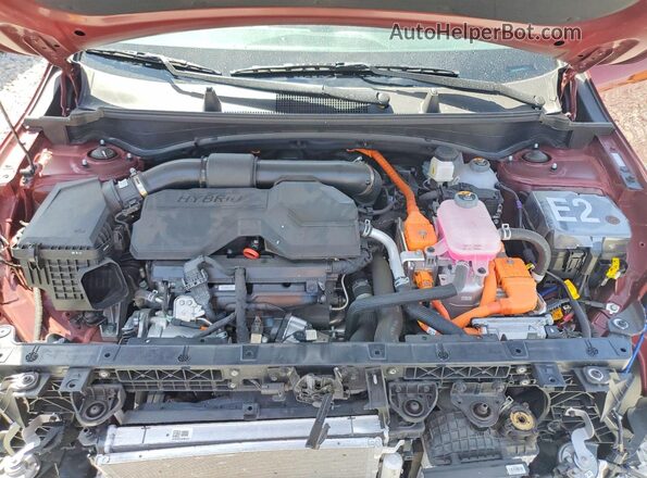 KNDPXCDG2S7207745 2025 KIA SPORTAGE Maroon Vista del compartimento del motor