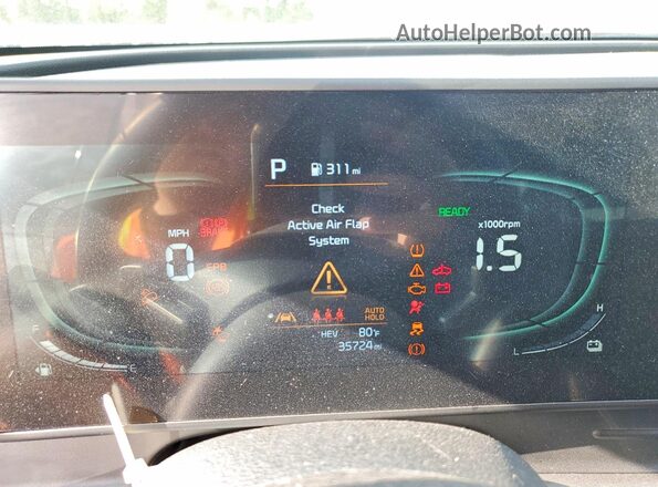 KNDPYDAH4P7101644 2023 KIA SPORTAGE Black Instrument cluster view