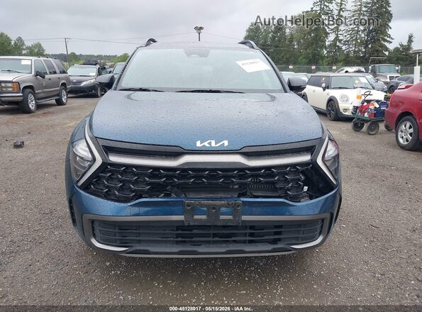 KNDPYDAHXP7049274 2023 KIA SPORTAGE PLUG-IN HYBRID Blue Вид задньої частини салону