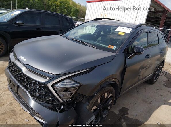 KNDPZDAH7P7064991 2023 KIA SPORTAGE PLUG-IN HYBRID Серый Передняя левая четверть