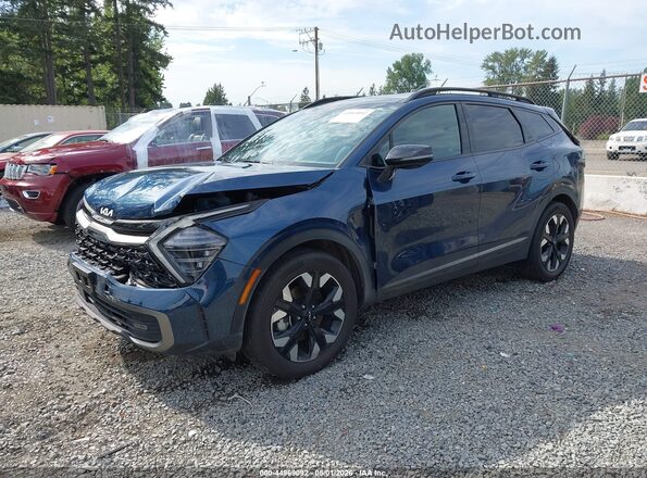 KNDPZDDH9R7127572 2024 KIA SPORTAGE PLUG-IN HYBRID Dark Blue Vista tres cuartos delantera izquierda