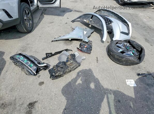 KNDRG4LG6N5107342 2022 KIA SORENTO Silver Vista de la etiqueta del VIN