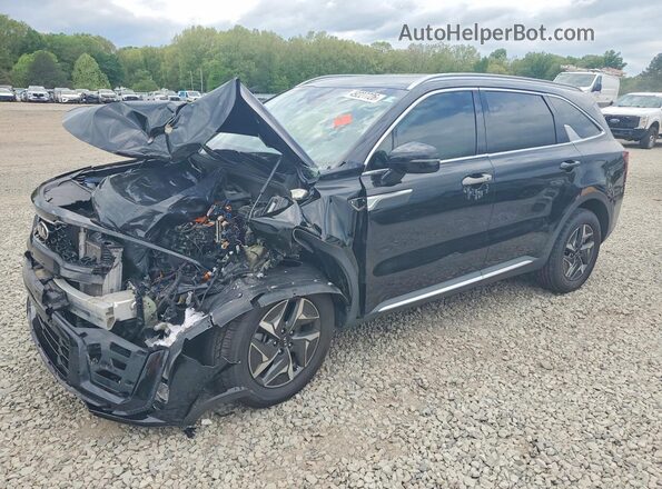 KNDRG4LG9M5059608 2021 KIA SORENTO Black Przód lewy