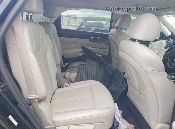 KNDRG4LG9M5059608 2021 KIA SORENTO Black Widok wnętrza z tyłu
