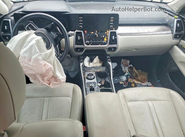 KNDRG4LG9M5059608 2021 KIA SORENTO Black Widok deski rozdzielczej