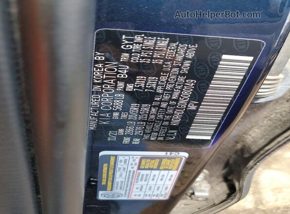 KNDRHDLG0N5080149 2022 KIA SORENTO Black Widok komory silnika