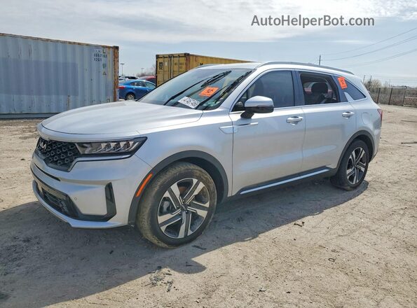KNDRHDLG0P5175166 2023 KIA SORENTO Silver Front left