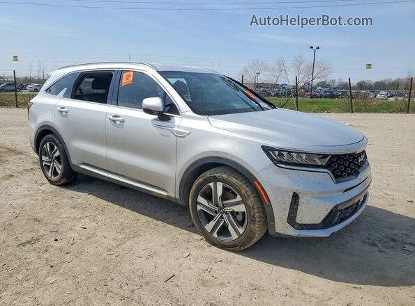 KNDRHDLG0P5175166 2023 KIA SORENTO Silver Front right