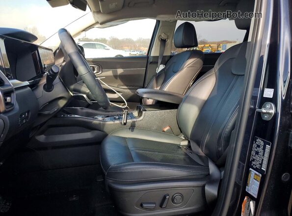 KNDRHDLG0P5213379 2023 KIA SORENTO Синий Вид салона спереди