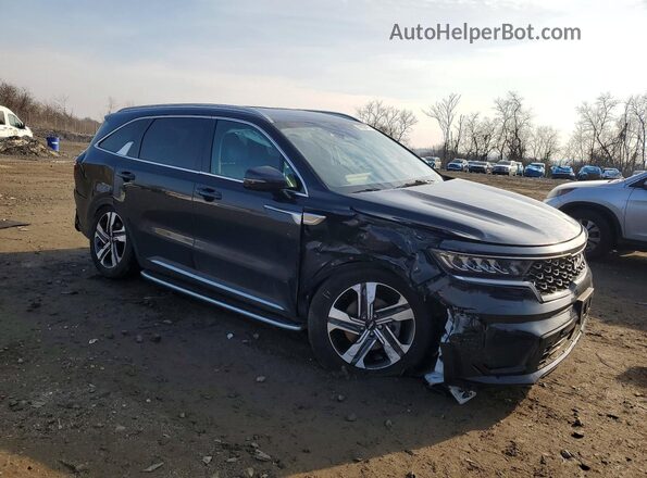 KNDRHDLG0P5213379 2023 KIA SORENTO Синий Передняя правая четверть