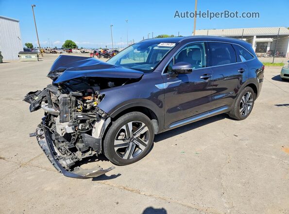 KNDRHDLG6P5141832 2023 KIA SORENTO Charcoal Front left