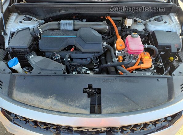 KNDRHDLG7N5080097 2022 KIA SORENTO Silver Widok komory silnika