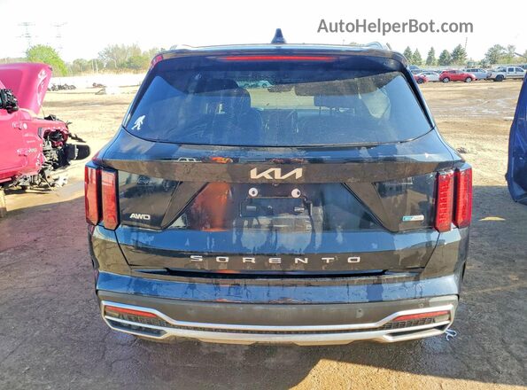 KNDRHDLG9N5117960 2022 KIA SORENTO Black Widok z tyłu