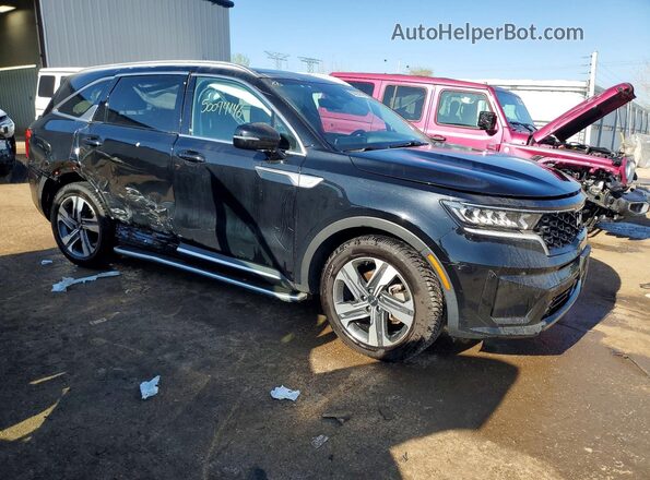 KNDRHDLG9N5117960 2022 KIA SORENTO Black Przód prawy