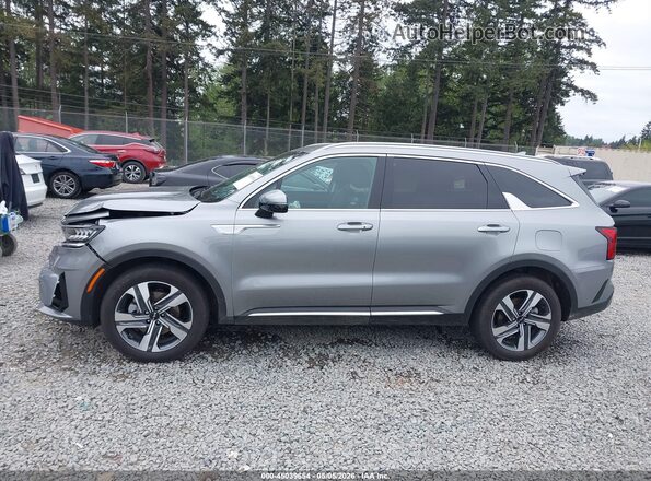 KNDRHDLG9P5162271 2023 KIA SORENTO HYBRID Gray Widok wnętrza 360 stopni