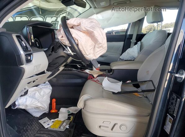 KNDRKDLG8P5145253 2023 KIA SORENTO Blue Vista interior delantera
