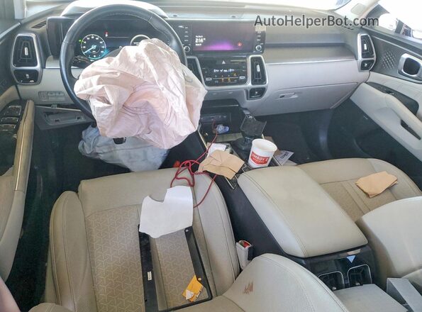 KNDRKDLG8P5145253 2023 KIA SORENTO Blue Vista del salpicadero