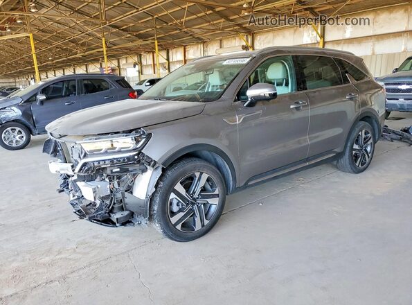 KNDRMDLG4P5130078 2023 KIA SORENTO Silver Przód lewy