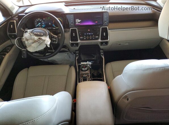 KNDRMDLG4P5130078 2023 KIA SORENTO Silver Widok deski rozdzielczej
