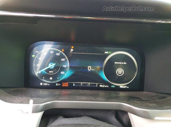 KNDRMDLH6N5083870 2022 KIA SORENTO Silver Widok zestawu wskaźników