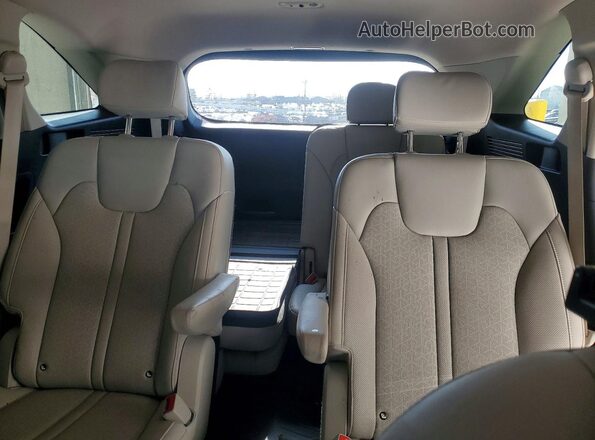 KNDRMDLH8N5063796 2022 KIA SORENTO White უკანა სავარძლების ხედი
