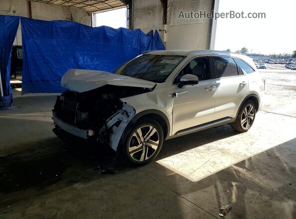 KNDRMDLH8N5063796 2022 KIA SORENTO White წინა მარცხენა ხედი სამი მეოთხედიდან