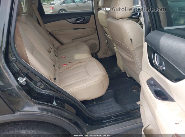 KNMAT2MT0GP736871 2016 NISSAN ROGUE Black Widok naklejki z numerem VIN