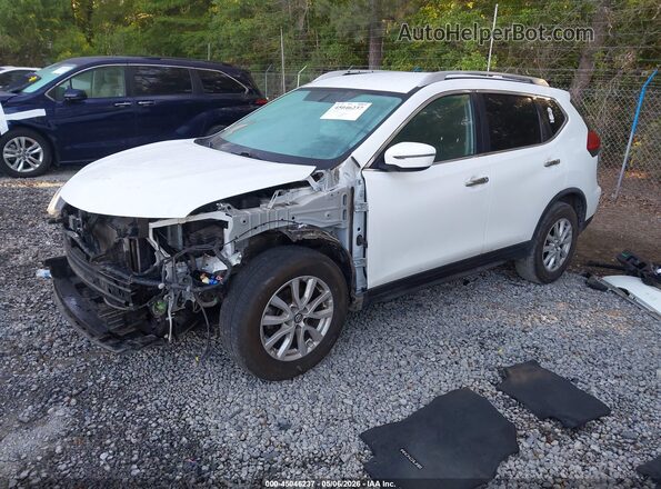 KNMAT2MT0HP592403 2017 NISSAN ROGUE White წინა მარცხენა ხედი სამი მეოთხედიდან