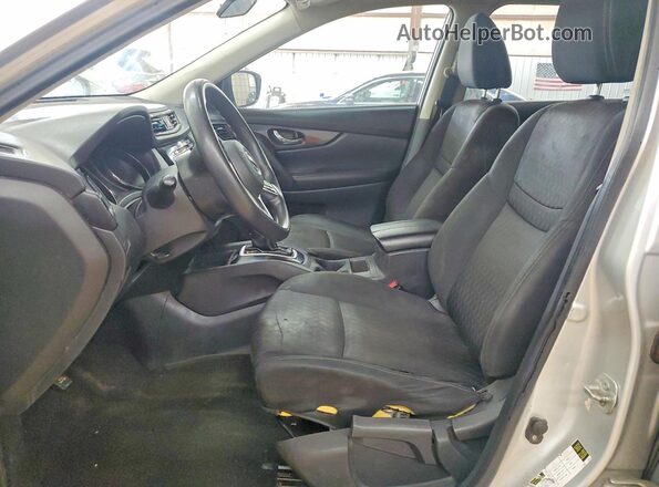 KNMAT2MT0JP540503 2018 NISSAN ROGUE Silver Widok wnętrza z przodu