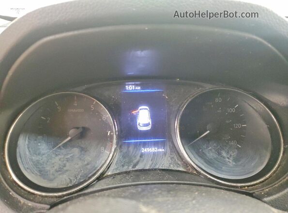 KNMAT2MT0JP540503 2018 NISSAN ROGUE Silver Widok zestawu wskaźników