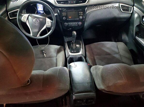 KNMAT2MT1GP596846 2016 NISSAN ROGUE Черный Вид панели приборов