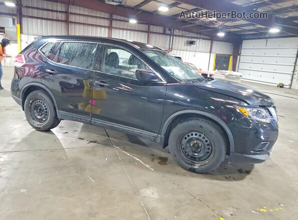 KNMAT2MT1GP596846 2016 NISSAN ROGUE Черный Передняя правая четверть