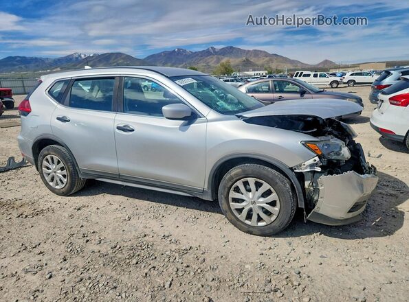 KNMAT2MT2HP586568 2017 NISSAN ROGUE Silver Przód prawy