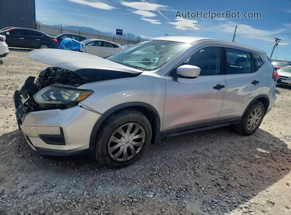 KNMAT2MT2HP586568 2017 NISSAN ROGUE Silver Przód lewy