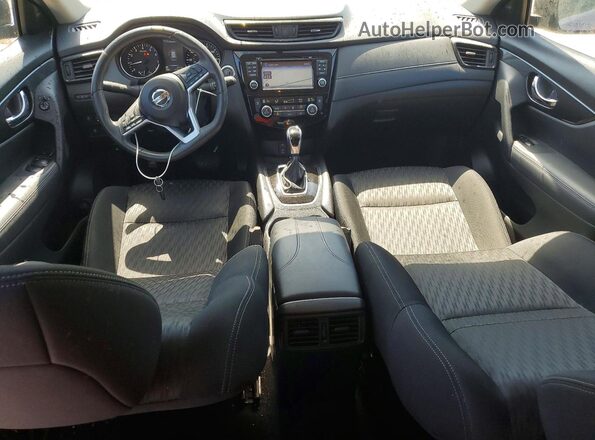 KNMAT2MT2HP609105 2017 NISSAN ROGUE Blue წინა პანელის ხედი