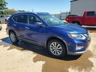 2017 Nissan Rogue Sv Blue vin: KNMAT2MT2HP609105