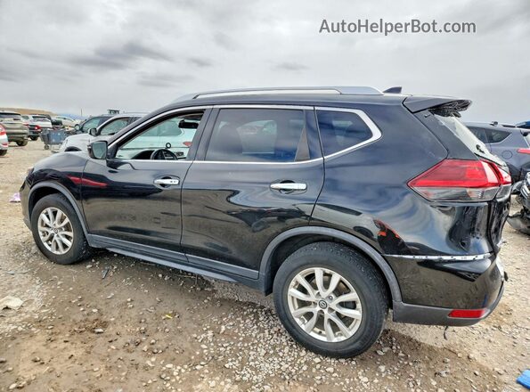KNMAT2MT2JP514744 2018 NISSAN ROGUE Black Trasero izquierdo