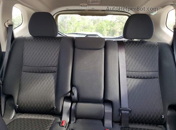 KNMAT2MT2LP535743 2020 NISSAN ROGUE Black Widok tylnych siedzeń