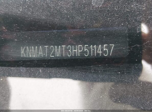 KNMAT2MT3HP511457 2017 NISSAN ROGUE Blue Vista del compartimento del motor