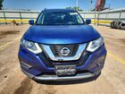 2017 Nissan Rogue Sv Blue vin: KNMAT2MT3HP540179