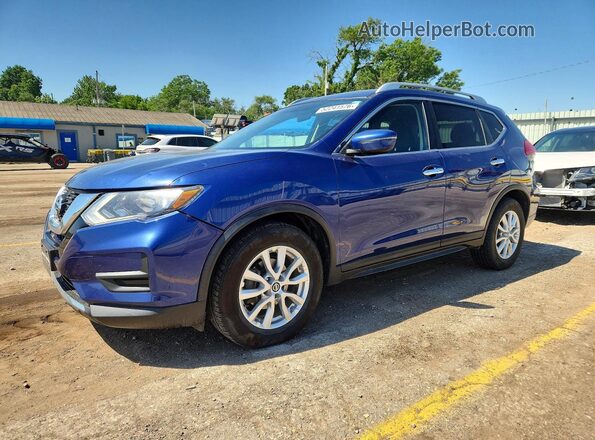 KNMAT2MT3HP540179 2017 NISSAN ROGUE Blue Przód lewy