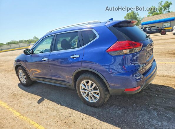 KNMAT2MT3HP540179 2017 NISSAN ROGUE Blue Tył lewy