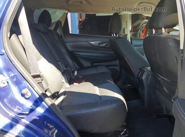 KNMAT2MT3JP539393 2018 NISSAN ROGUE Blue უკანა სავარძლების ხედი