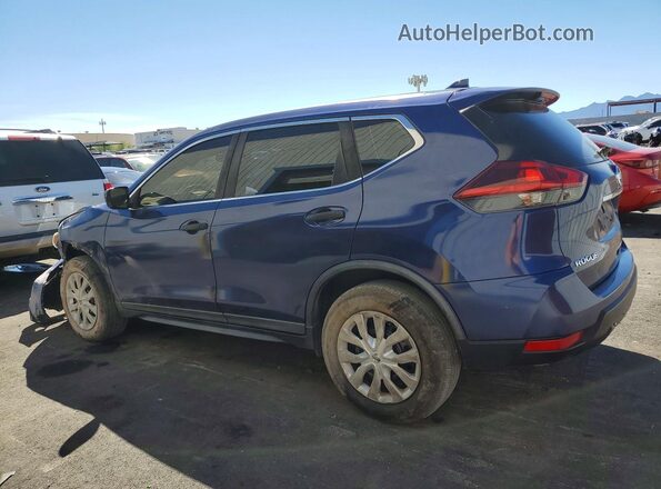 KNMAT2MT3JP539393 2018 NISSAN ROGUE Blue უკანა მარცხენა