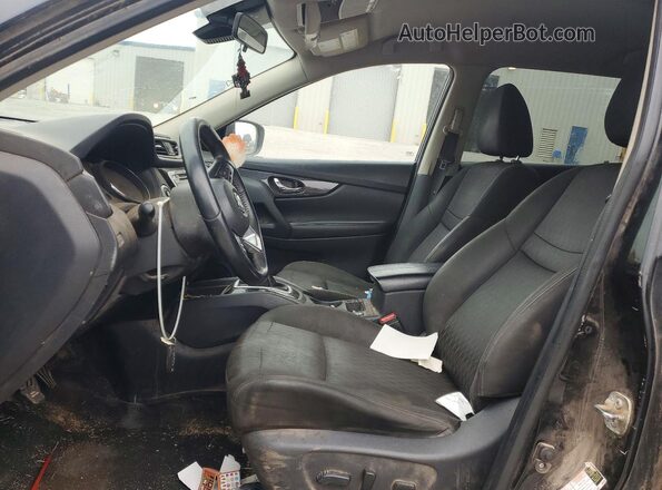 KNMAT2MT3LP504887 2020 NISSAN ROGUE Черный Вид салона спереди
